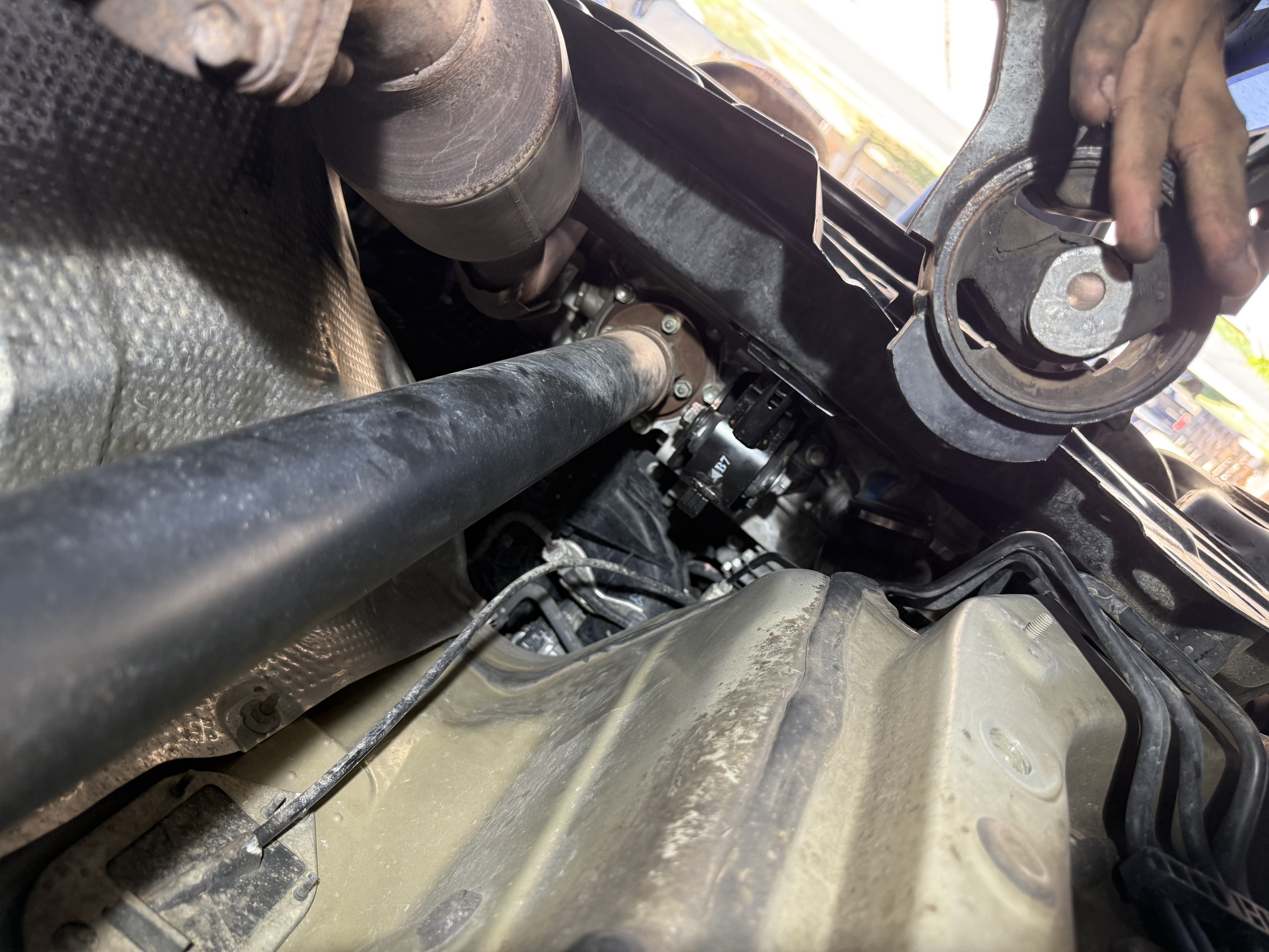 Under-vehicle mechanical work
